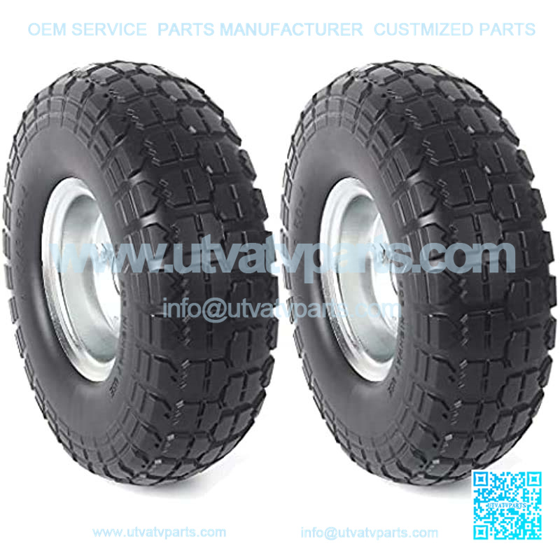 10-Inch Solid Rubber Tires And Wheels