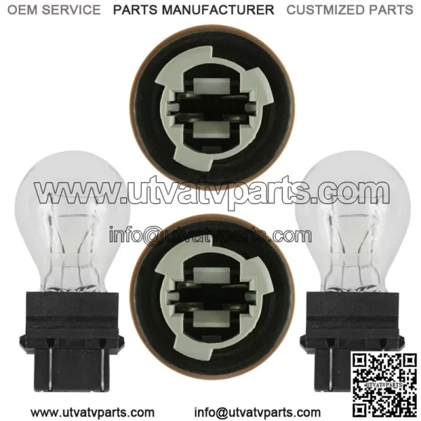 2 Taillight Socket w/ Bulb Fits Polaris Sportsman XP 1000 2015 2016 - Image 5