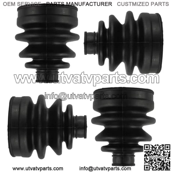 2 Front Axle Outer And Inner CV Boot Kit for Kawasaki Prairie 360 KVF360 2003-05 - Image 4