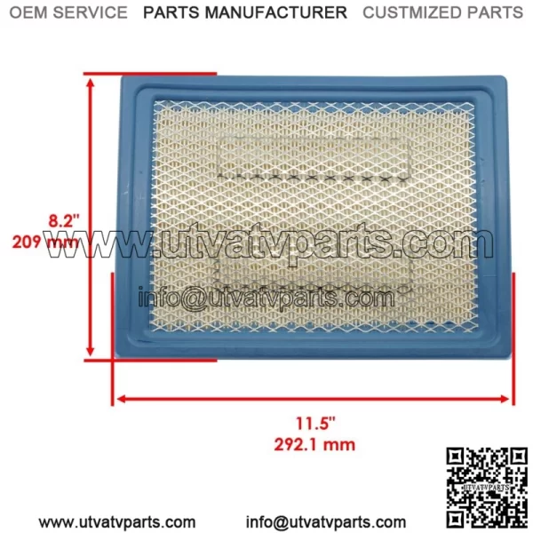2x Air Filter and Oil Filter Pack For Polaris Ranger Crew XP 1000 2017-2018 (For: Polaris) - Image 2