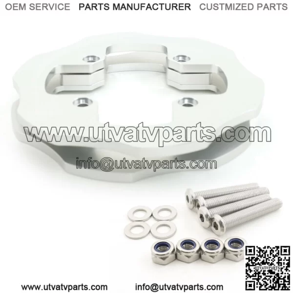 CNC Dual Sprocket Guard Chain Protectors For Honda TRX450ER TRX 450ER 2006-2014 (For: Honda) - Image 2