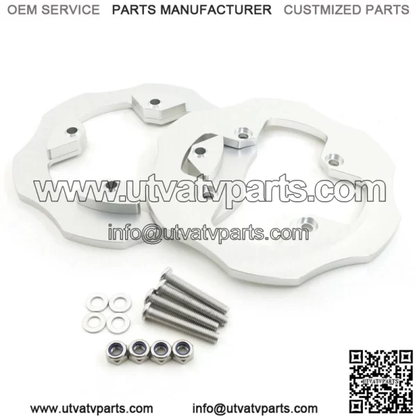 CNC Dual Sprocket Guard Chain Protectors For Honda TRX450ER TRX 450ER 2006-2014 (For: Honda) - Image 3