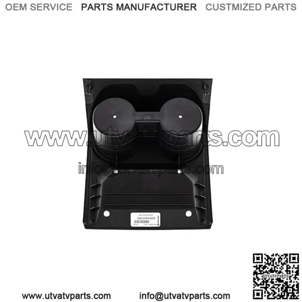 Polaris Ranger Center Tray Dash, Gloss Black, Genuine OEM Part 5453749-070, Qty 1 - Image 2