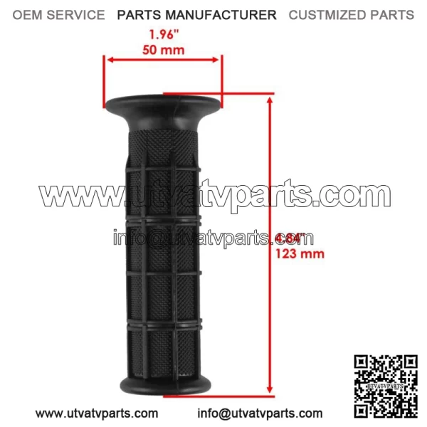 Handlebar Grip for Yamaha Raptor 700 700R YFM700 YFM700R 2006-2023 Qty 2 (For: Yamaha Raptor 700) - Image 2