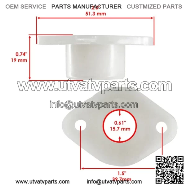 532155108 Steering Shaft Bushing for Husqvarna GT 160 GT 200 GTH 200 - Image 2