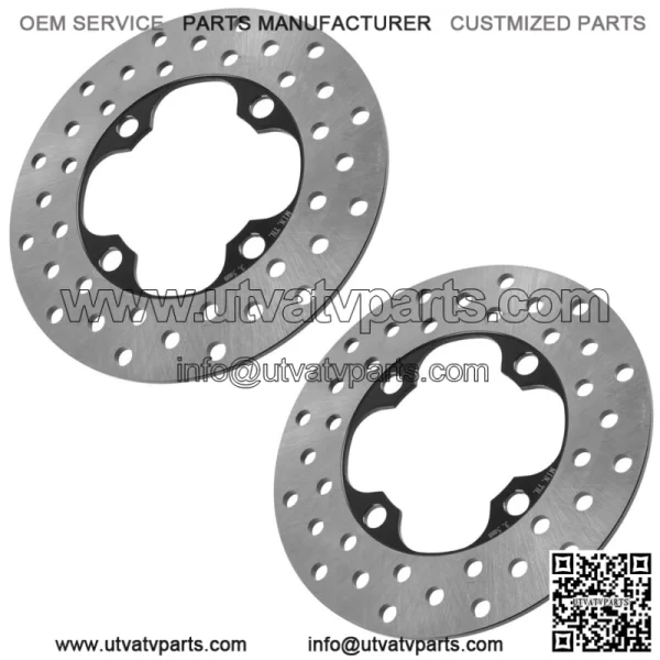 Front Left & Right Brake Disc for Honda Foreman Rubicon 500 2007-2009 2012-2014 - Image 3