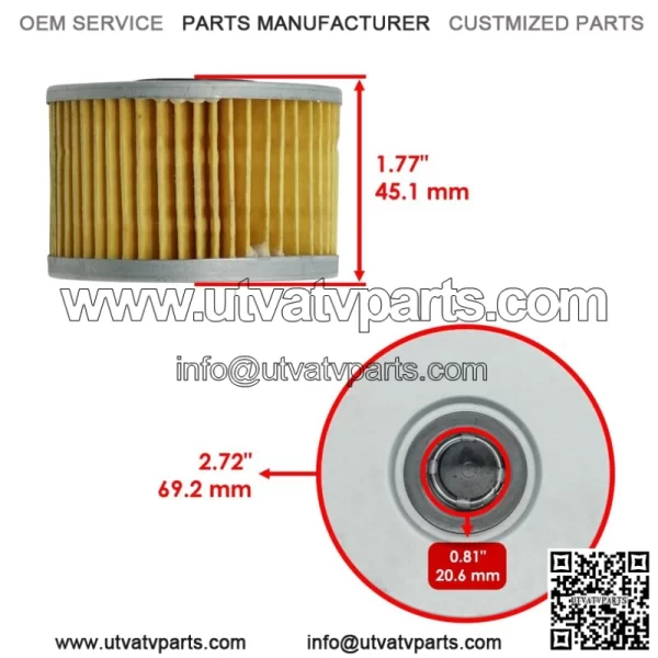 Air & Oil Filter Set for Honda Foreman Rubicon TRX500 2015-2019 2x - Image 3