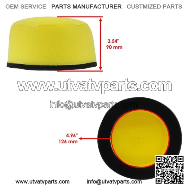 Air Filter For Kawasaki KDX220R KDX220A 1997-2005 / 11013-1194 11013-1196 / 2x - Image 2