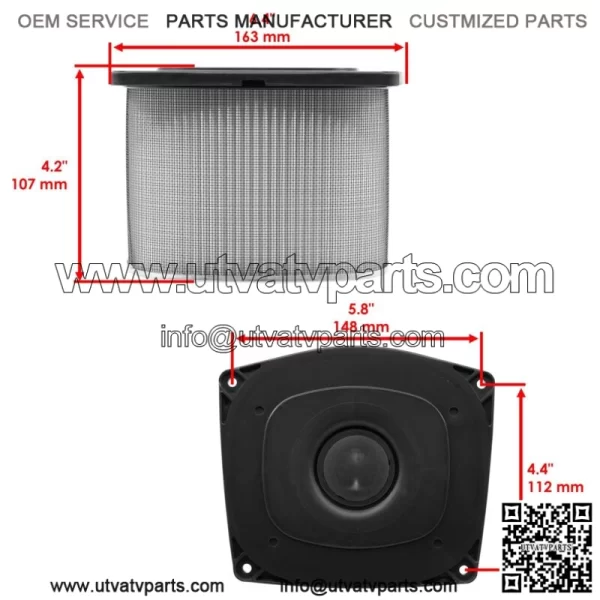 Air Filter Cleaner For Suzuki GSX-R750 GSX-R750 1988-1992 / 13780-17C00 / 2x - Image 2