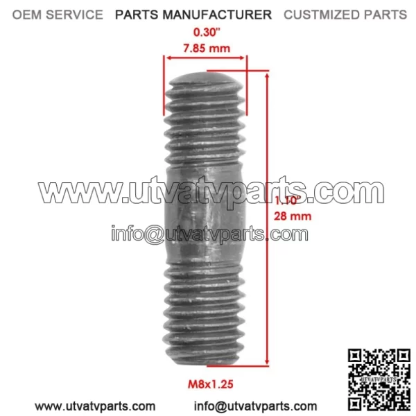 Rear Wheel Sprocket Bolt For Yamaha Grizzly 80 YFM80GH Hunter 2006-2007 - Image 2