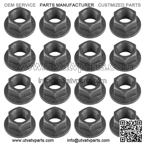 16x Front Wheel Hub Nut for Yamaha Raptor 700 700R YFM700R 2006 2007 2008-2013  (For: Yamaha Raptor 700)