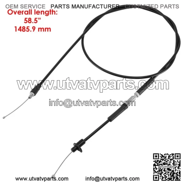 Throttle Cable for Polaris 7081220 7081102 7081182  / 1/4 Turn 52 inch - Image 2