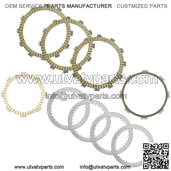 Clutch Friction Steel Plates kit for Kawasaki KLX150L 2014 - 2021