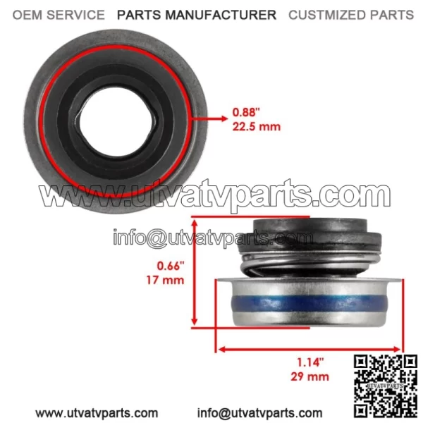 Water Pump Mechanical Seal Kit for Suzuki GSXR750 2000-2005 - Image 2