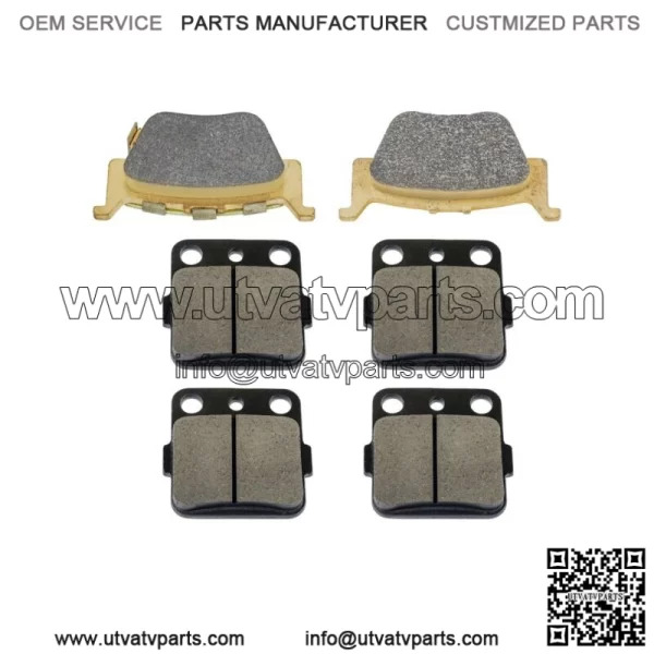 Front Left Right & Rear Brake Pads for Honda Rancher 420 4x4 2009-2023
