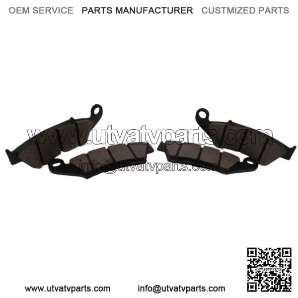 1886 - 1989 Honda TRX250R Front Brake Pads Serrated Semi-metallic - Image 4