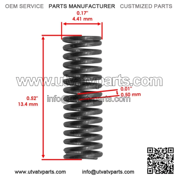 Clutch Pressure Plate Spring for Yamaha TT-R110E TTR110E EX 2008 - 2023 Qty 3 - Image 2