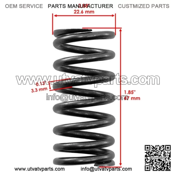 8x Intake and Exhaust Valve Spring for Arctic Cat Bearcat 5000 2015 / 3007-154 - Image 2