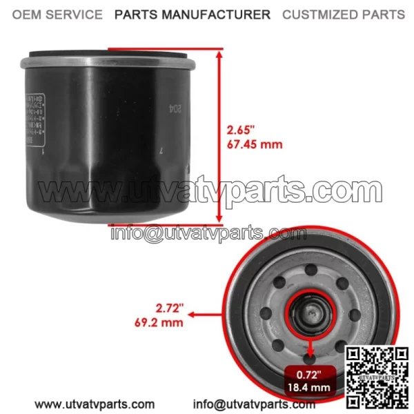 Air & Engine Oil Filter Cleaner For Yamaha Grizzly 700 YFM700 4x4 2019-2023 - Image 3