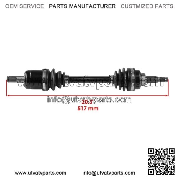 Front Right CV Joint Axle for Honda TRX450ES TRX450S Foreman 450 4X4 1998-2001 - Image 2