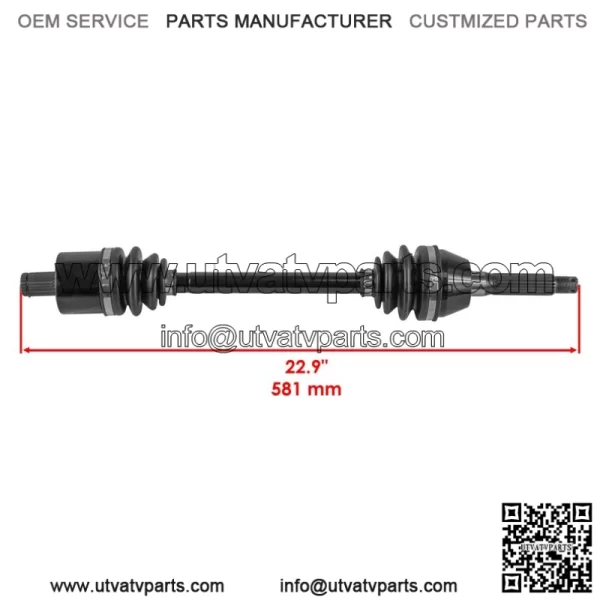 Front CV Joint Axle And Ball Bearing For Polaris Sportsman 570 Trail LE 2021 - Image 2