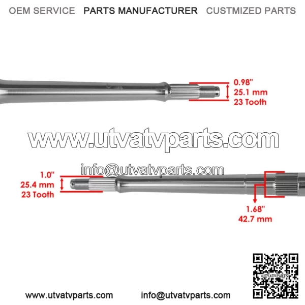 Rear Axle Shaft For Polaris Predator 500 2003-2007 5133722 ATV - Image 3