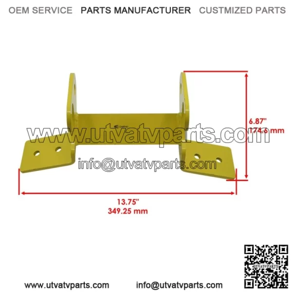 Mower Deck Front Hanger Bracket Kit for John Deere Z530 Z535 Z540 Z625 Z655 54" - Image 2