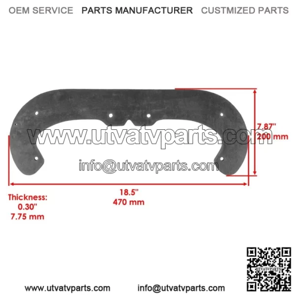 Rotor Paddle For Toro 38273 18" CCR Powerlite Snow Thrower 2011-2016 - Image 2