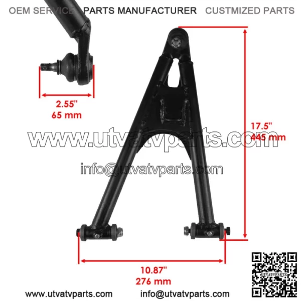 Front Lower Left A-Arm for Yamaha 5LP-23570-30-00 5LP-23570-00-00 A-Arm - Image 2