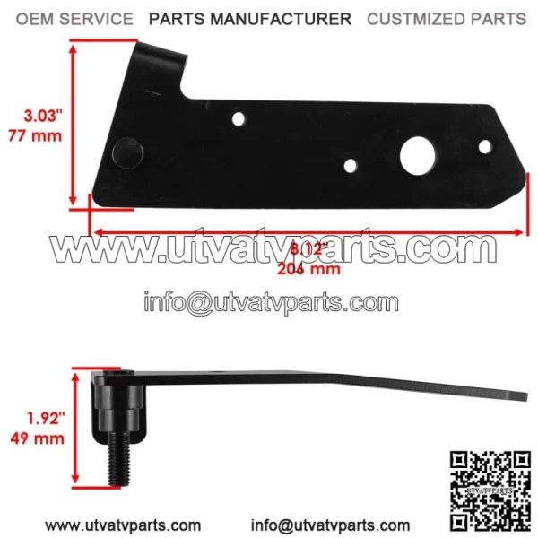 Deck Brake Actuator Arm & Pulley For John Deere X125 X145 NEW - Image 2