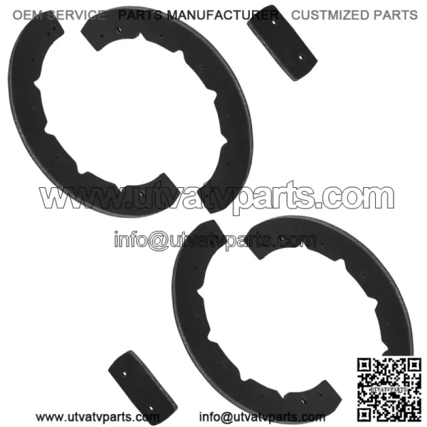 Calltric Rubber Auger & Scraper Bar (4) Pack for MTD 706-15687 Snow Blower 2002 - Image 3