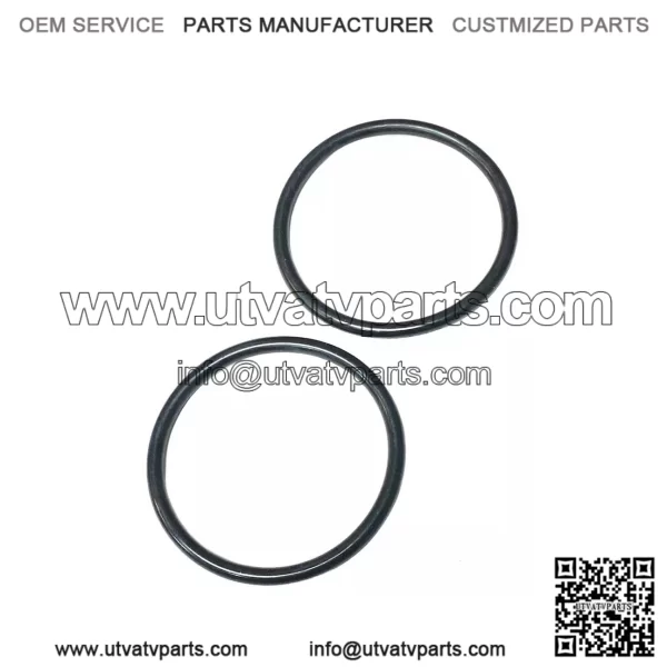 87-06 Yamaha exhaust muffler set four springs - Image 3