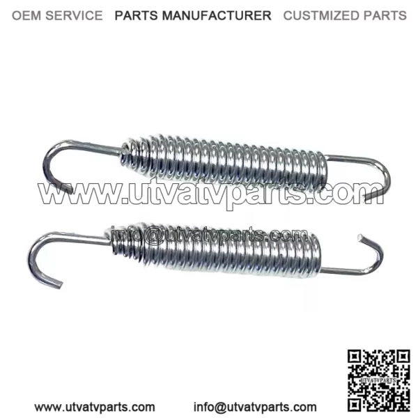 87-06 Yamaha exhaust muffler set four springs - Image 4