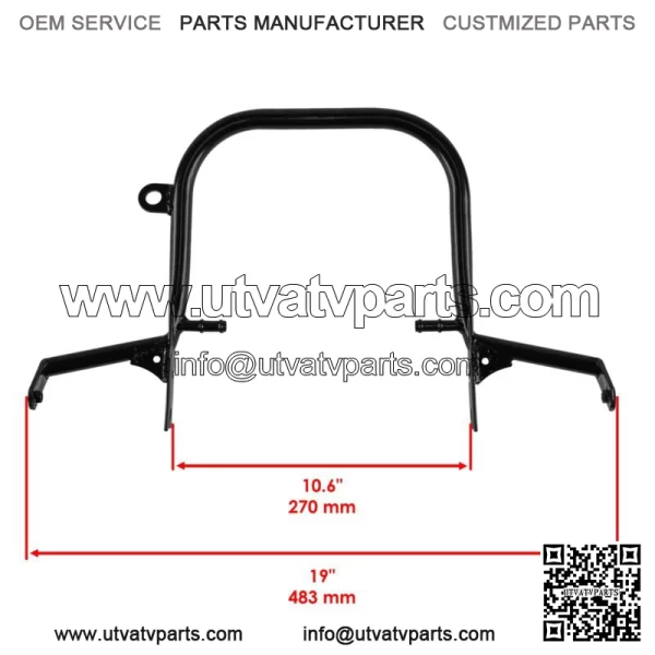 Rear Carrier Grab Bar For Yamaha Raptor 700 YFM700 SE 2008-2012 1S3-2845R-31-00 (For: Yamaha Raptor 700) - Image 2