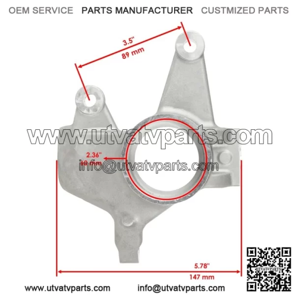 Front Right Wheel Axle Knuckle Fits Can-Am 705401291 - Image 2