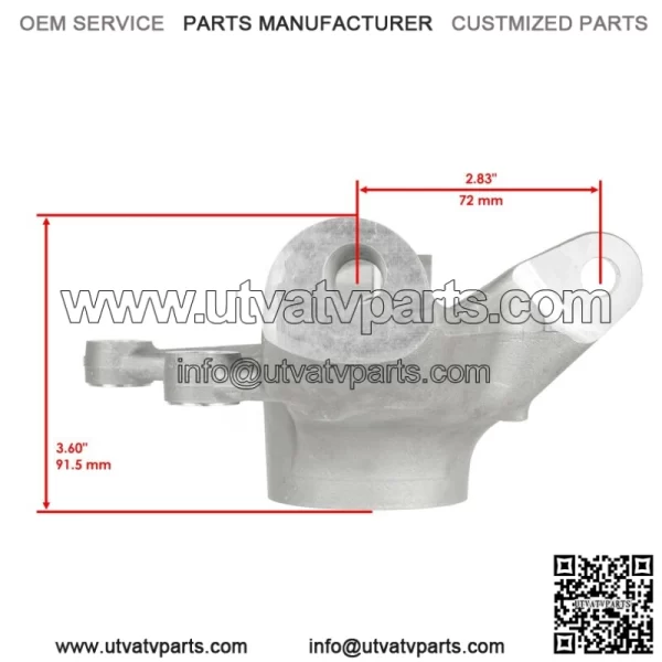 Front Left Wheel Axle Knuckle Fits Can-Am 705401290 - Image 3