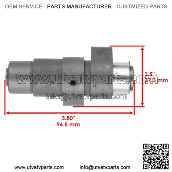 Camshaft w/ Guides & Bearings Chain For Yamaha Raptor 350 YFM350 2004-2006 - Image 2